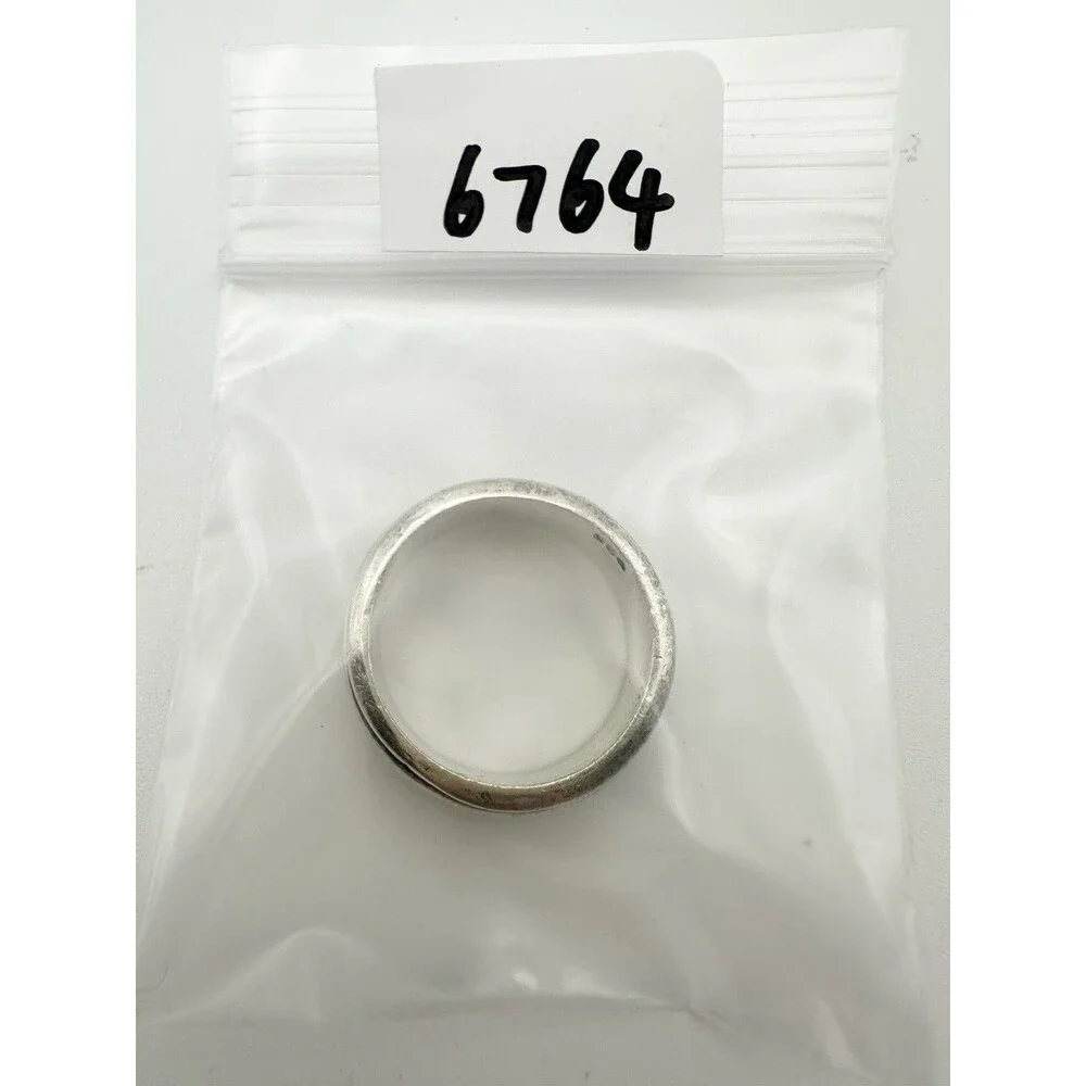 Sterling Silver 925 Modernist Spinning Band Ring Size 8